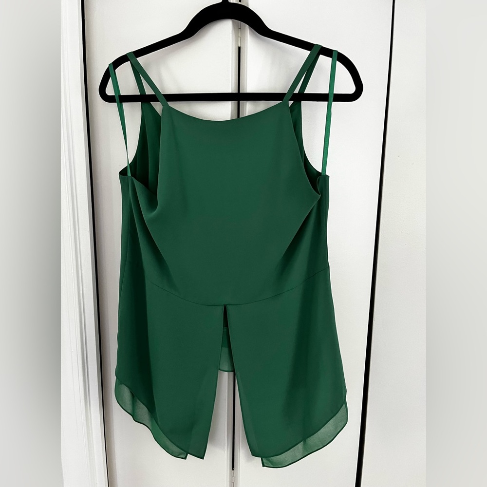 BCBG Slit Back Blouse